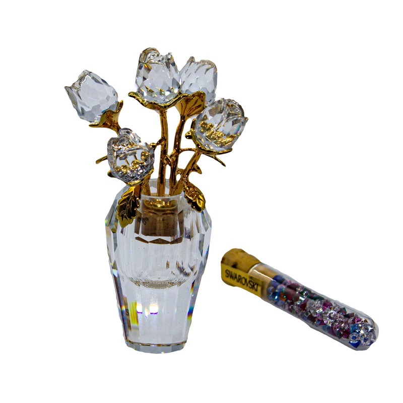 Swarovski Figurine: 210823 Vase of Roses