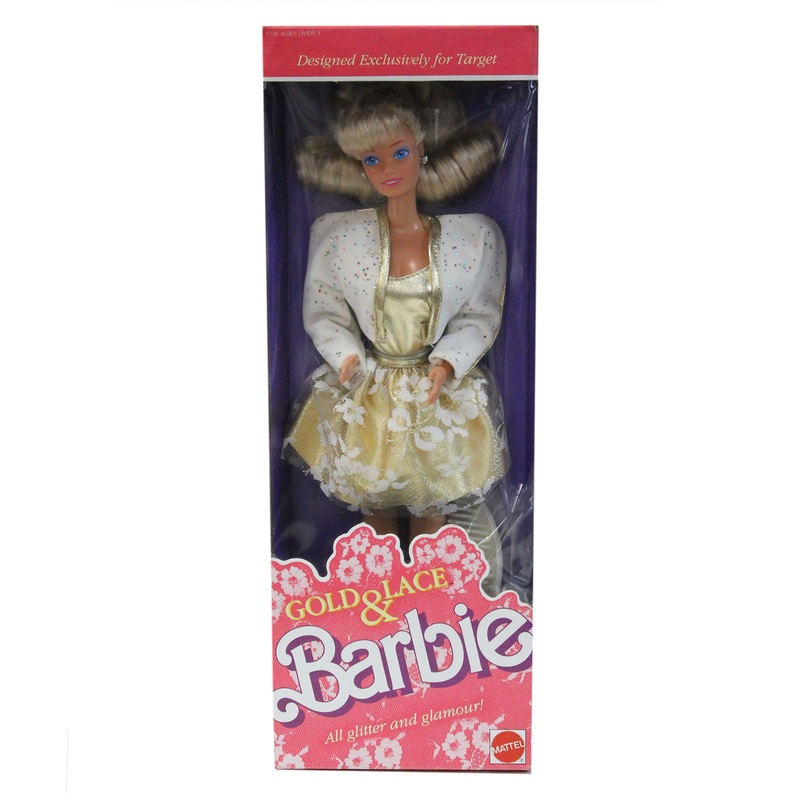1989 Gold & Lace Barbie (7476)