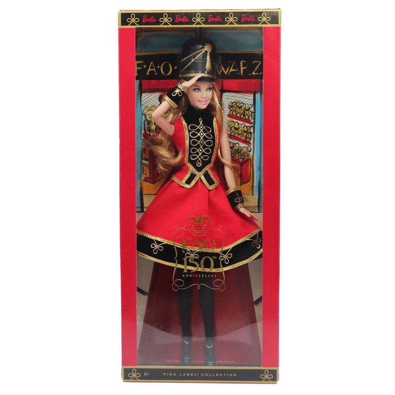 2011 FAO Schwarz 150th Anniversary Barbie (W7817) – Pink Label