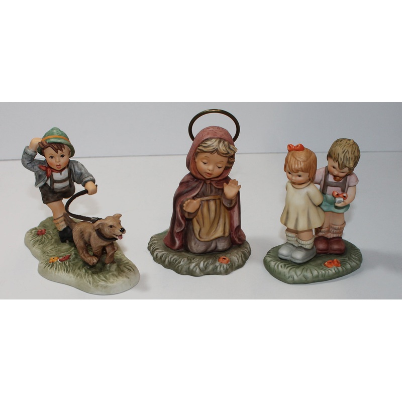 Hummel Figurine Lot Mary, Carried Away, Token of Love  (AP 1596 )
