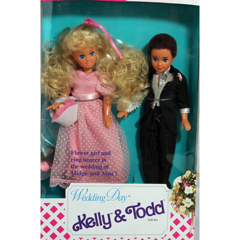 1990 Wedding Day Kelly & Todd Barbie (2820)