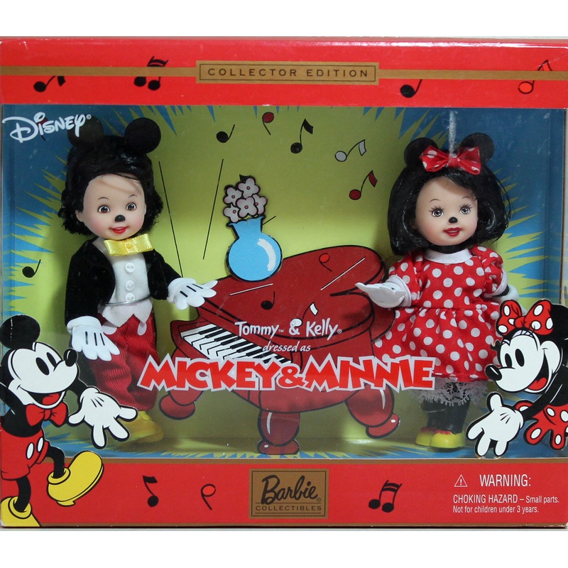 2002 Mickey & Minnie Tommy & Kelly Barbie (55502)
