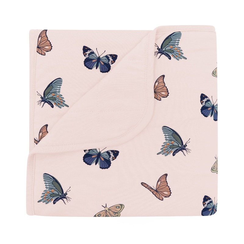 Baby Blanket in Blush Butterfly 1.0