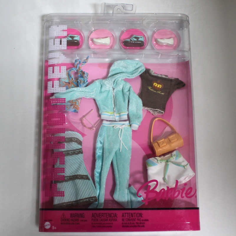 Barbie: G8996-J1374 Fashion Fever Doll Clothing Set