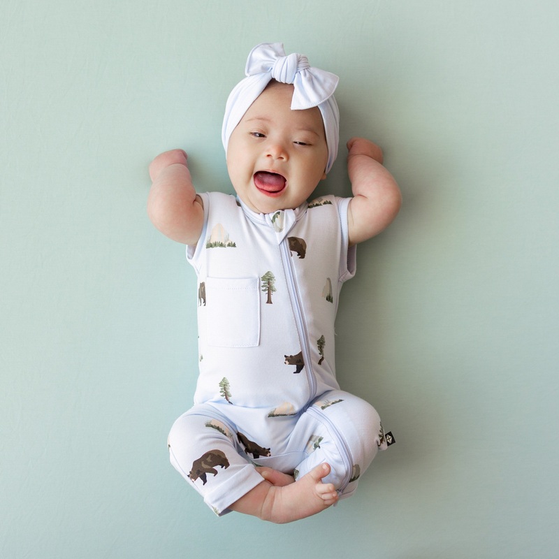 Zippered Sleeveless Romper in Yosemite