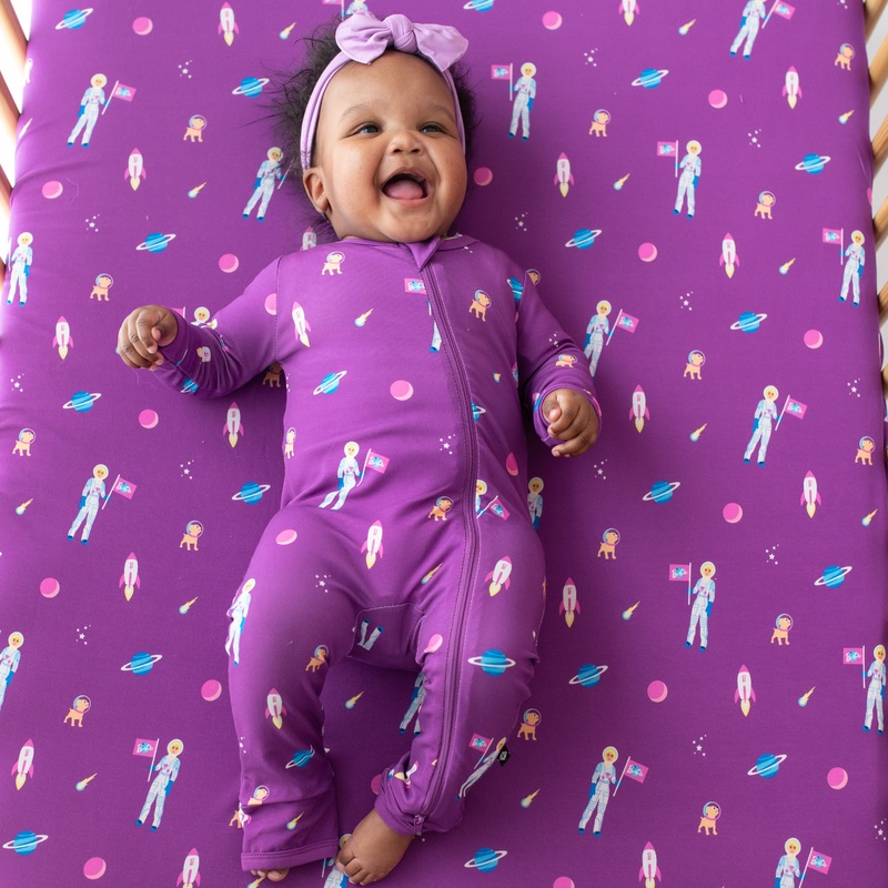 Zippered Romper in Barbie Astronaut