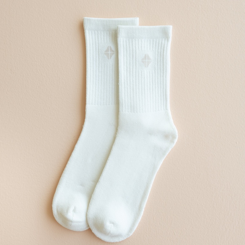 Adult Crew Socks in Cloud