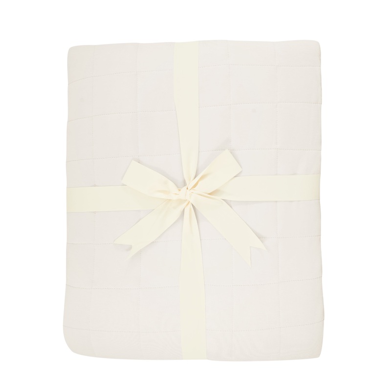 Adult Quilted Blanket in Oat 1.0