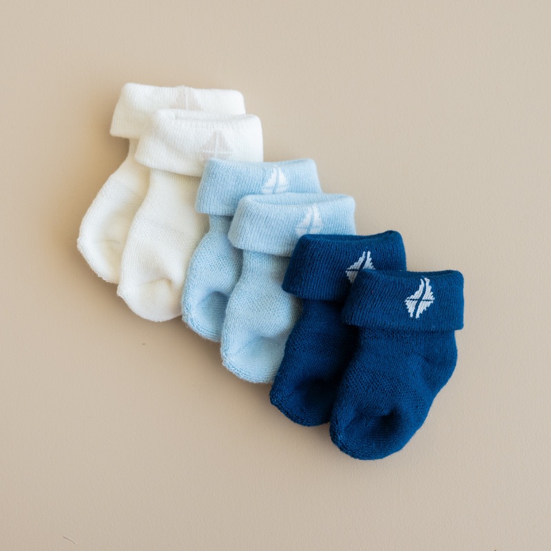 Baby 3-Pack Socks in Cool