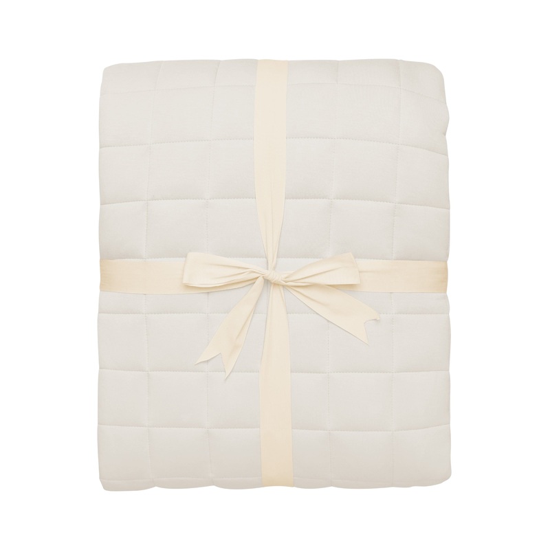 Adult Quilted Blanket in Oat 3.5