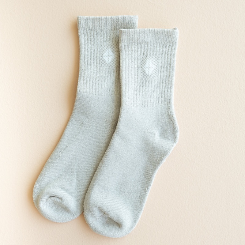 Adult Crew Socks in Oat