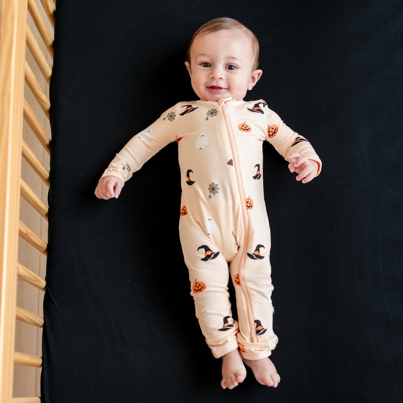 Zippered Romper in Bewitched