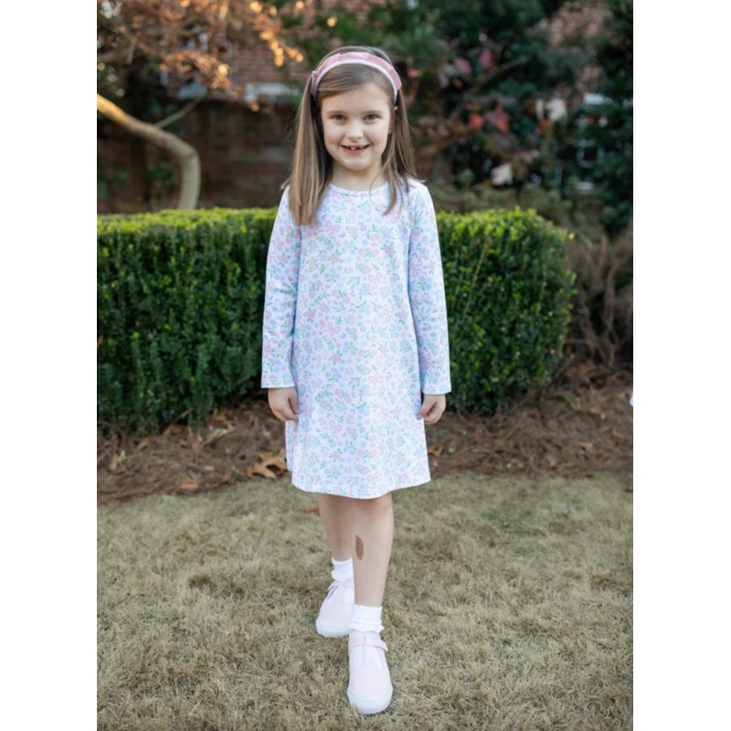 Dotsy Floral L/S Play Dress