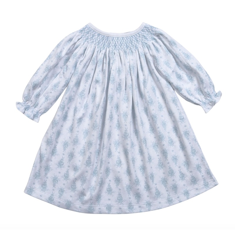 Lottie Pima Hand Smocked Bishop Dress