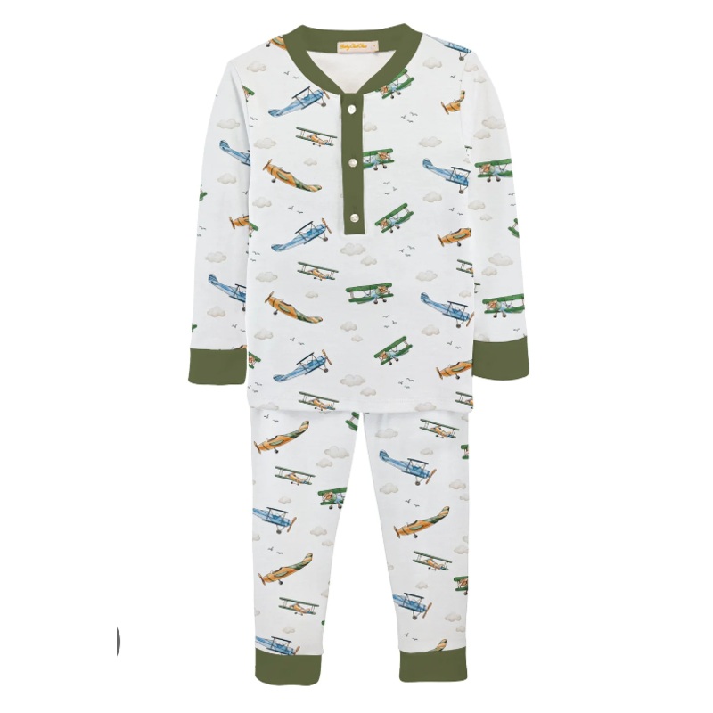 Airplanes Printed Pajamas
