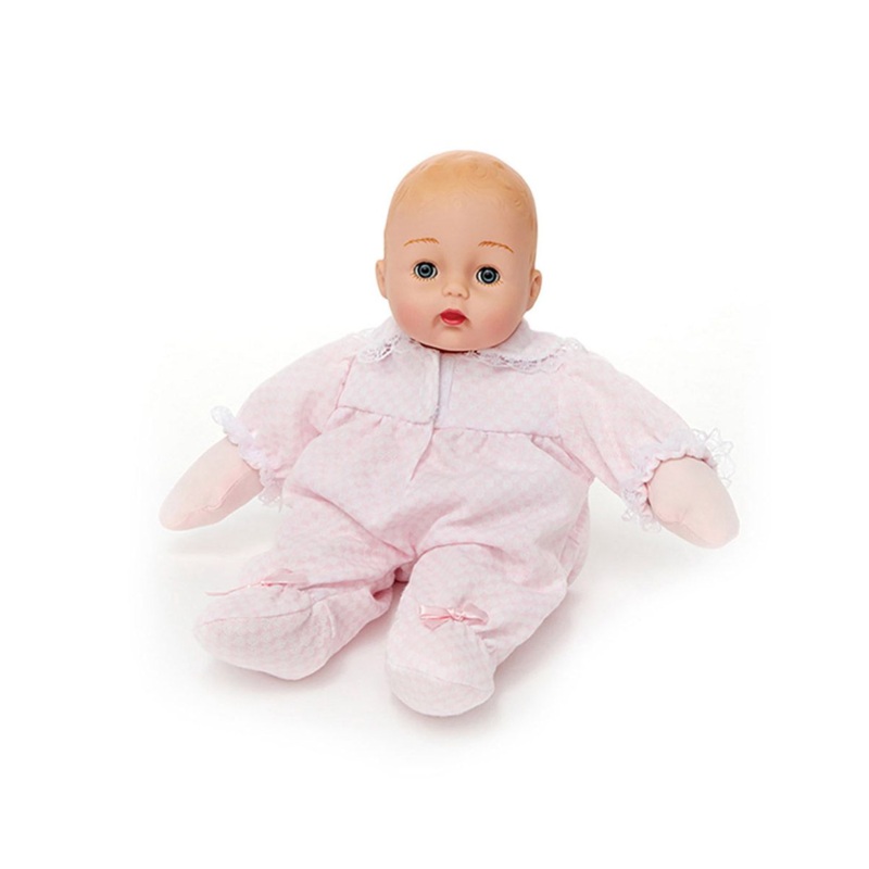 12″ Pink Check Huggums Light Skin Tone