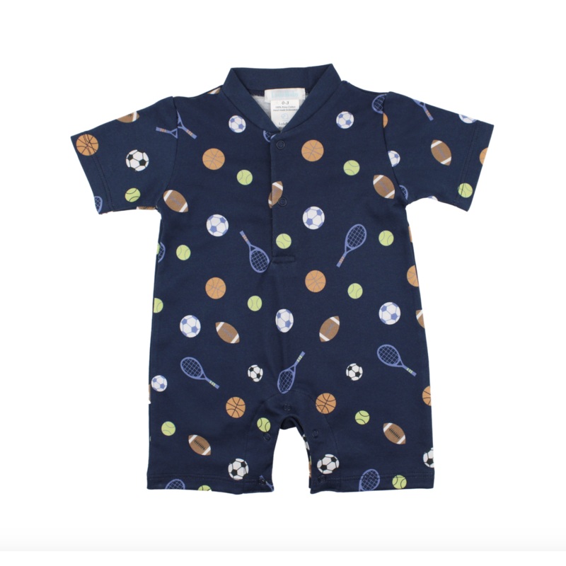 All Sport Navy Romper