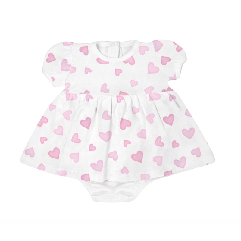 Bright Hearts Bodysuit Dress