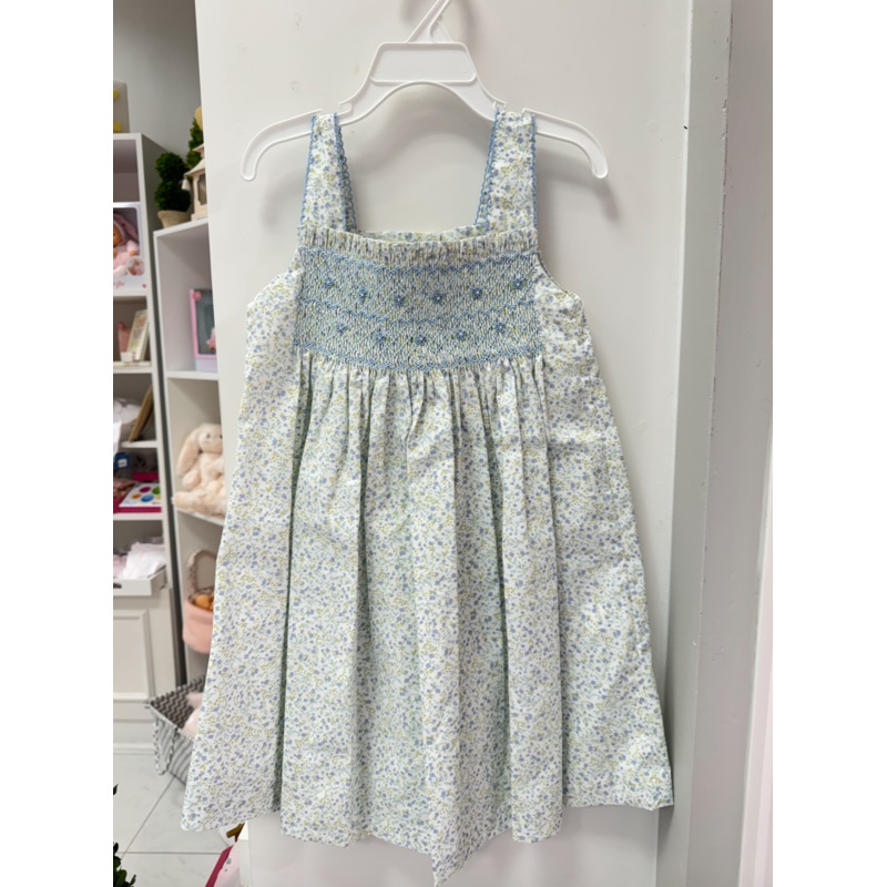 Floral Smocked Strap Dress
