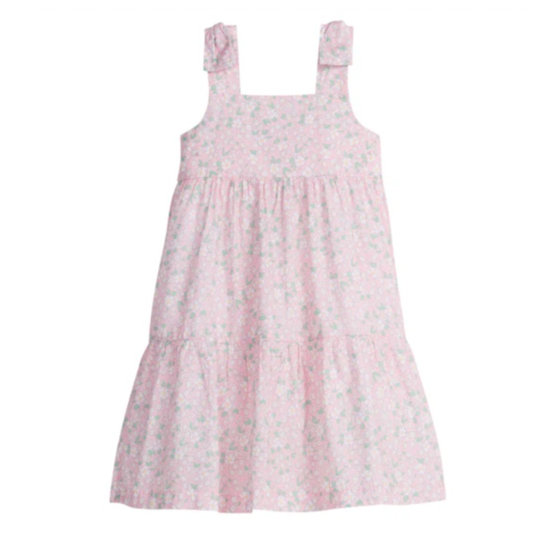 Katherine Dress-Pink Wimbledon Floral