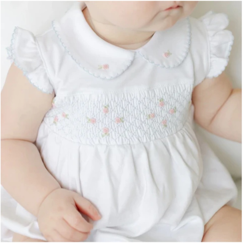 Charlotte’s Classics Smocked Collared Flutters Dress Set