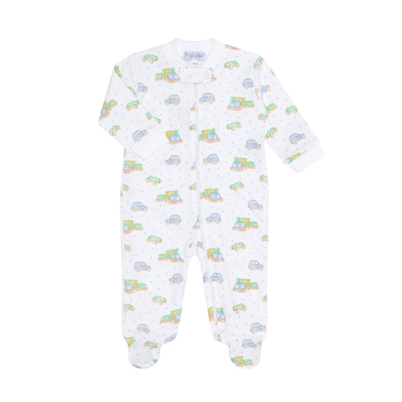 Wooden Toys Zipper Footie Green