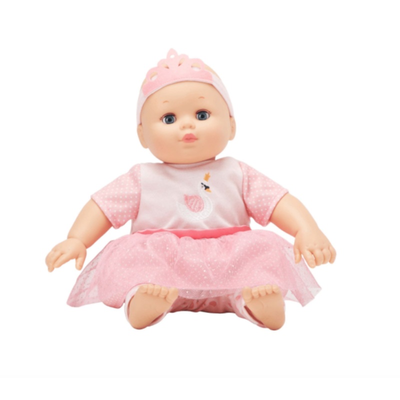 14″ Babble Baby- Pink Swan