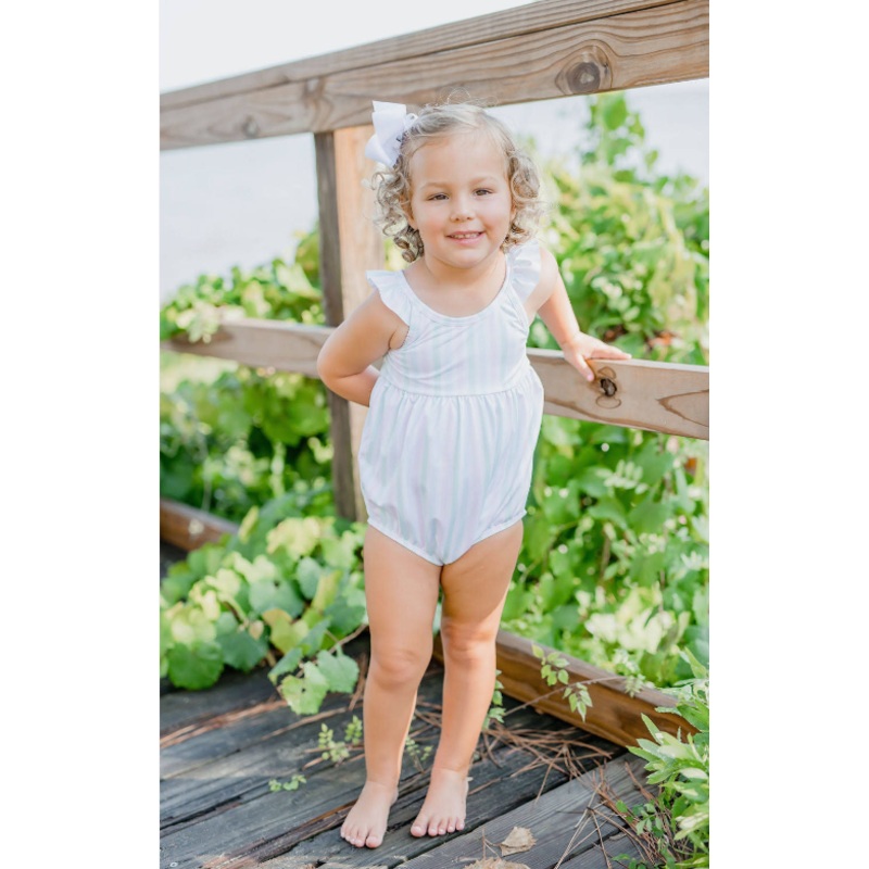 Abby Bubble Stripe Swim