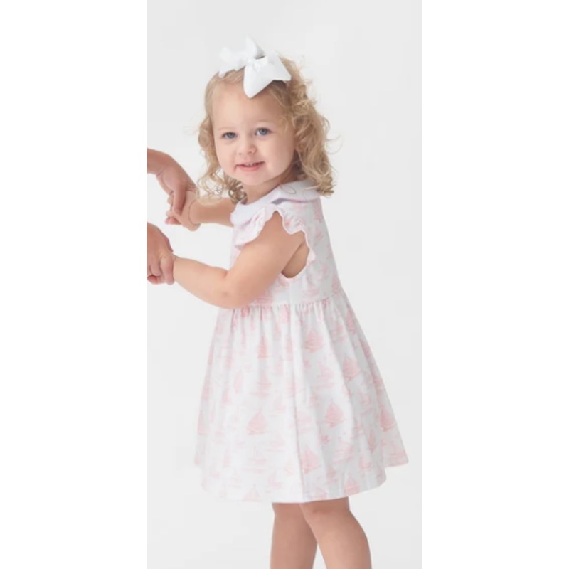 Grayton Beach Girls Flutter Dress