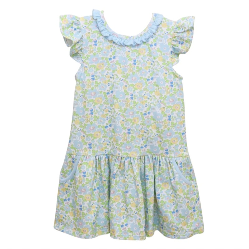 Blooming Floral Ruffle Dress