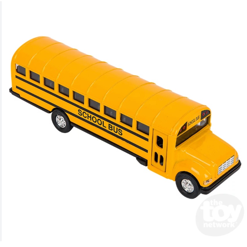 7″ Diecast Pull Back School Bus