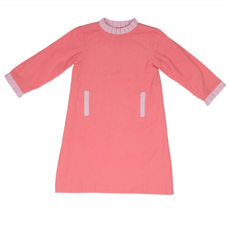 Kat Dress- Hot Pink Cord