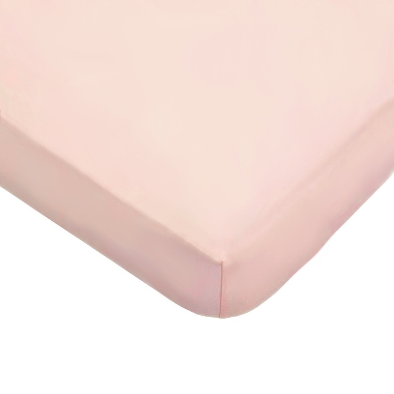 American Baby Portable Crib Jersey Sheet -Pink