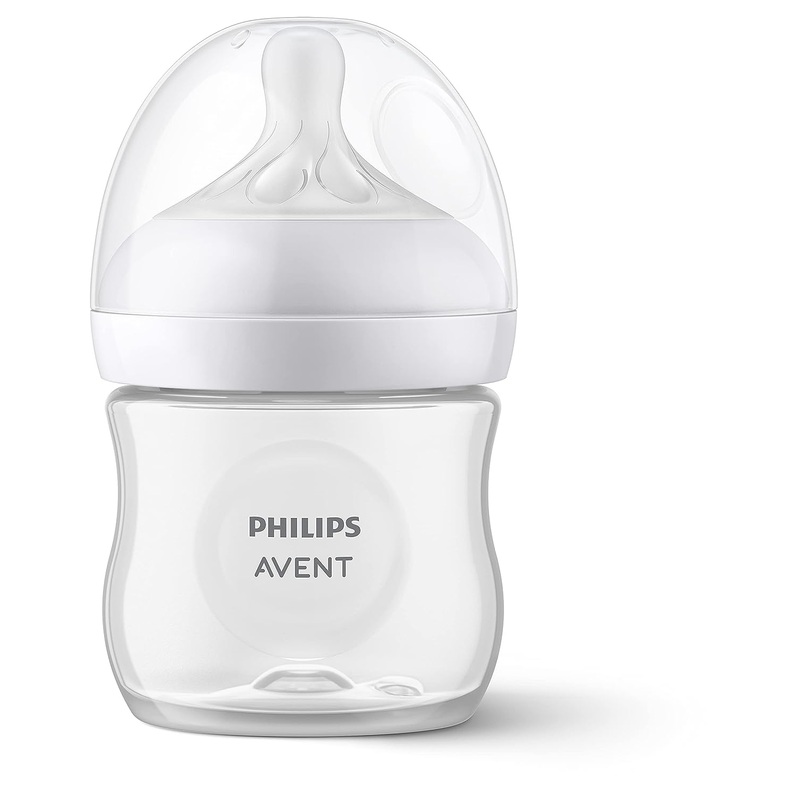 Avent Natural Baby Bottle With Natural Response Nipple 4oz, 1pk – Clear