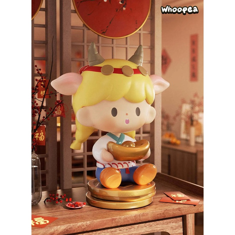 zZoton New Year In Apple Village Series Figures, Blind Box