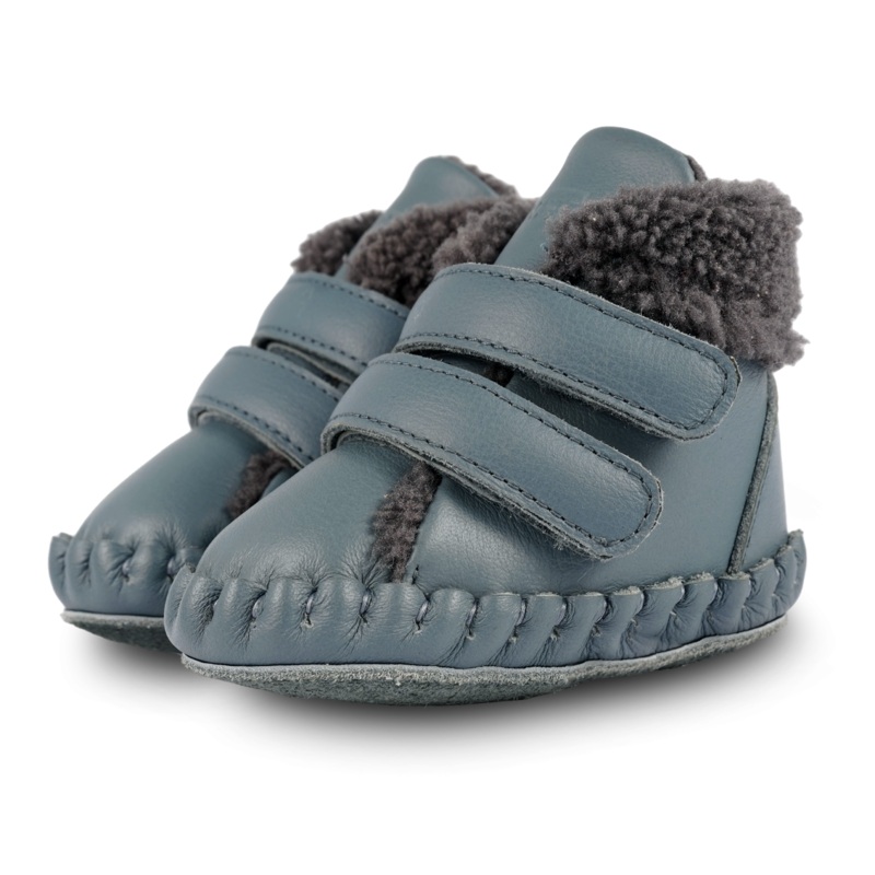 Bicker Booties | Blue Stone Leather