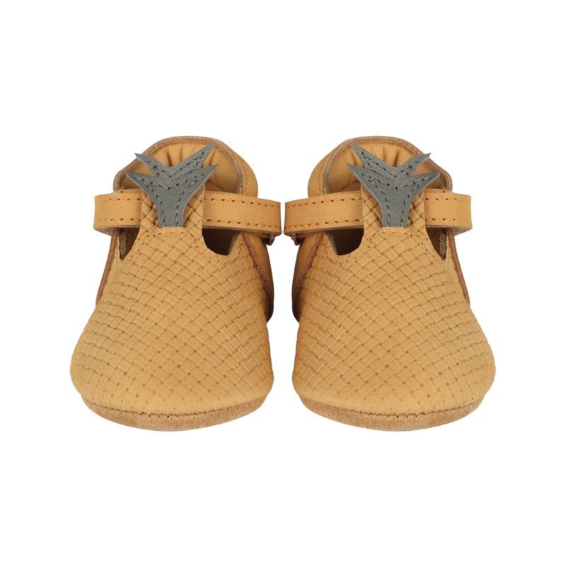 Nanoe Shoes | Pineapple | Caramel Stamped Nubuck