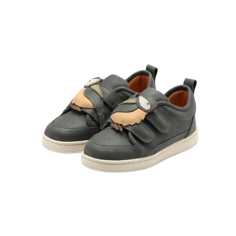 Kien Sneakers | Chickadee | Petrol Leather