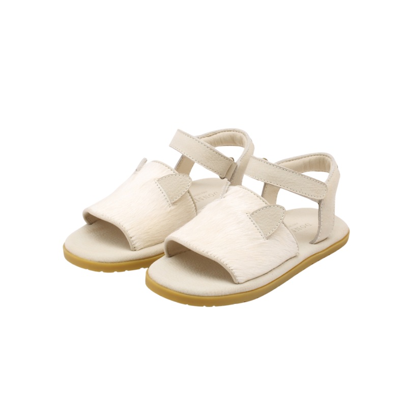 Lara Sandals | Cat | Cream Cow Hair