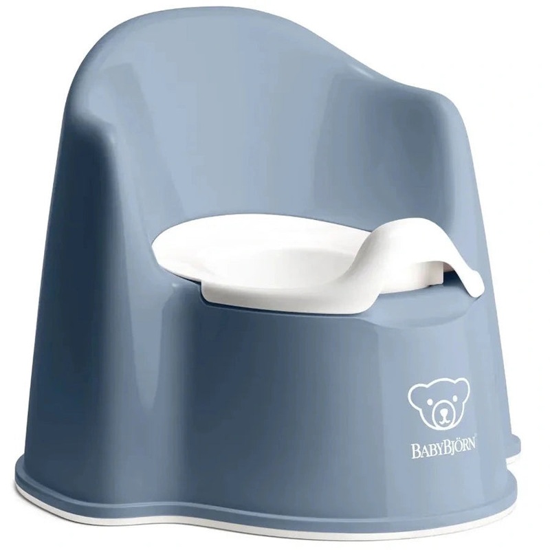 BabyBjorn  Potty Chair (Deep Blue/White)