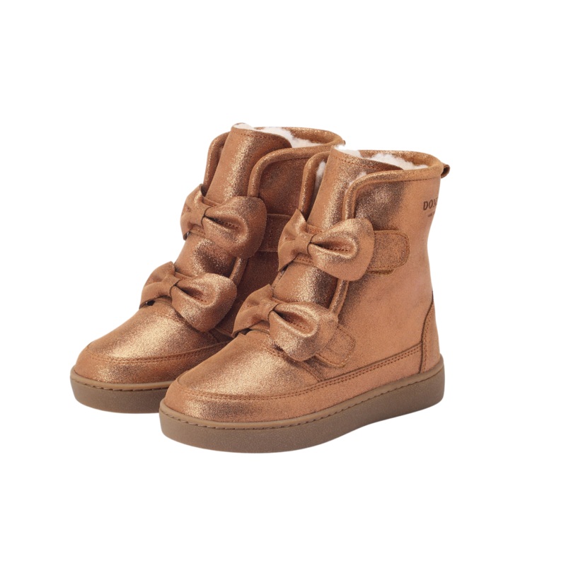 Isa Exclusive Boots | Bronze Metallic Leather
