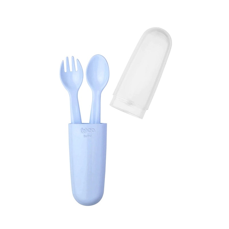 Wee Baby Fork + Spoon with the Case