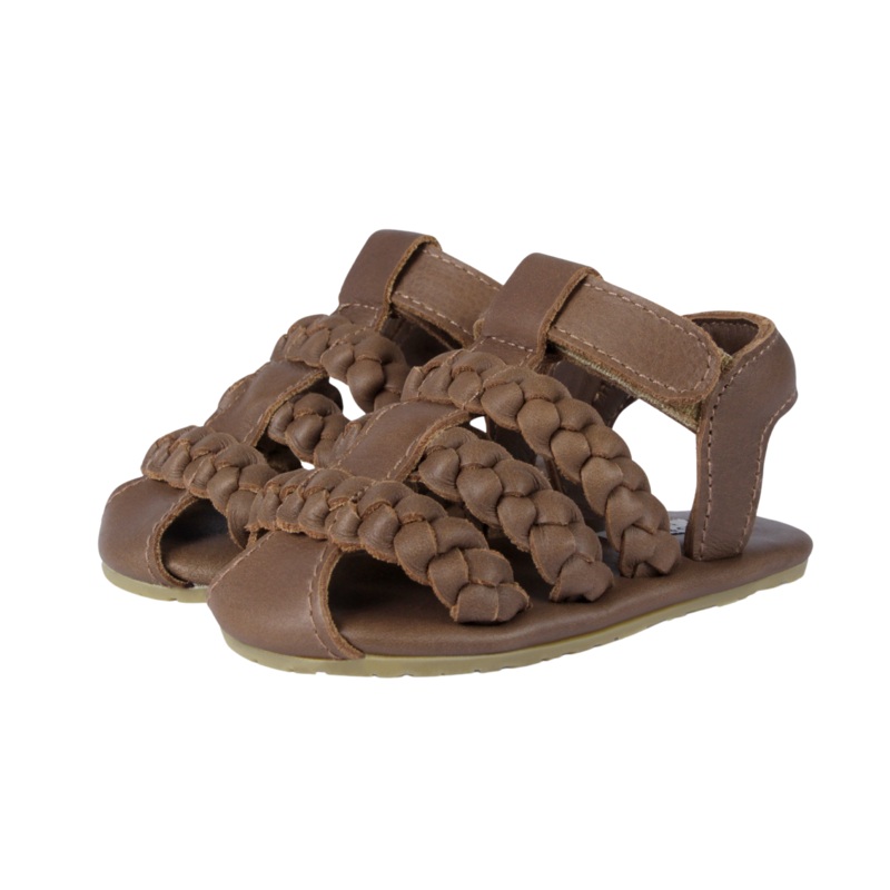 Pam Sandals | Cognac Classic Leather