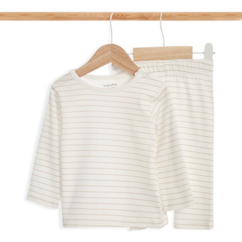 Babyfits Organic Cotton Pyjama Set Stripe