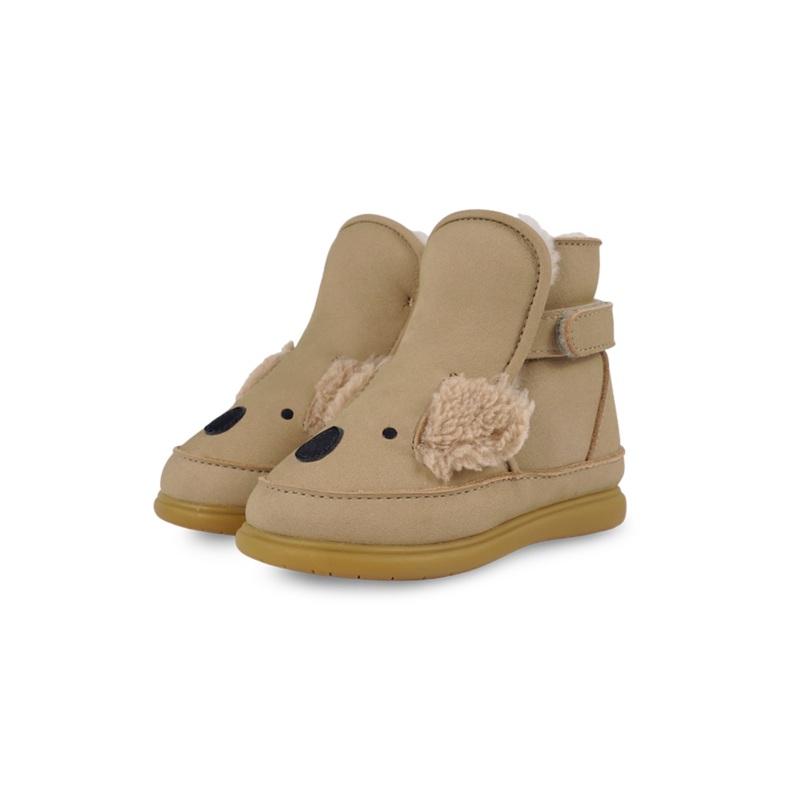 Dubu Exclusive Shoes | Fluffy Koala | Taupe Nubuck