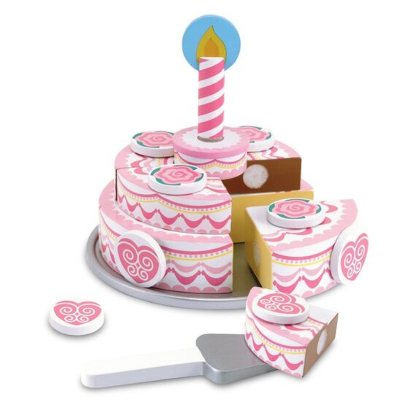 Triple-Layer Party Cake – Wooden Play Food