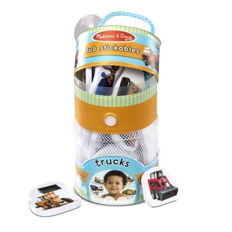 Tub Stickables – Trucks Soft Shapes Bath Toy