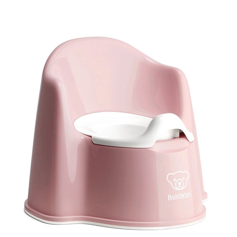 BabyBjorn  Potty Chair (Powder Pink/White)