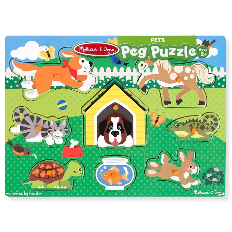 Pets Peg Puzzle 8 Pcs