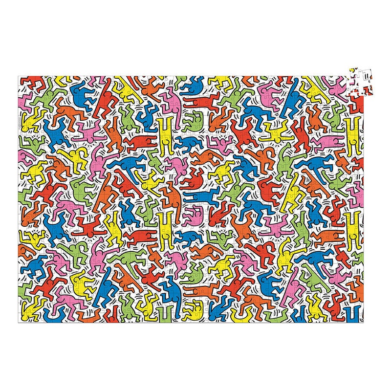 Vilac 9225 Keith Haring-Colored 1000 pcs puzzle